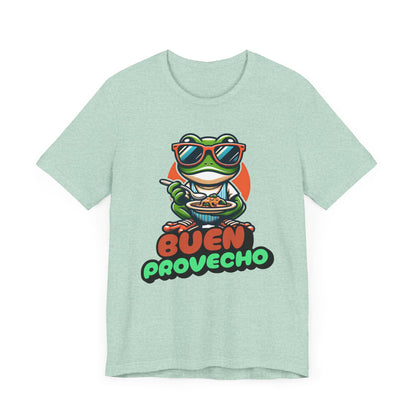 Buen Provecho Unisex Tee -Coqui Frog Design