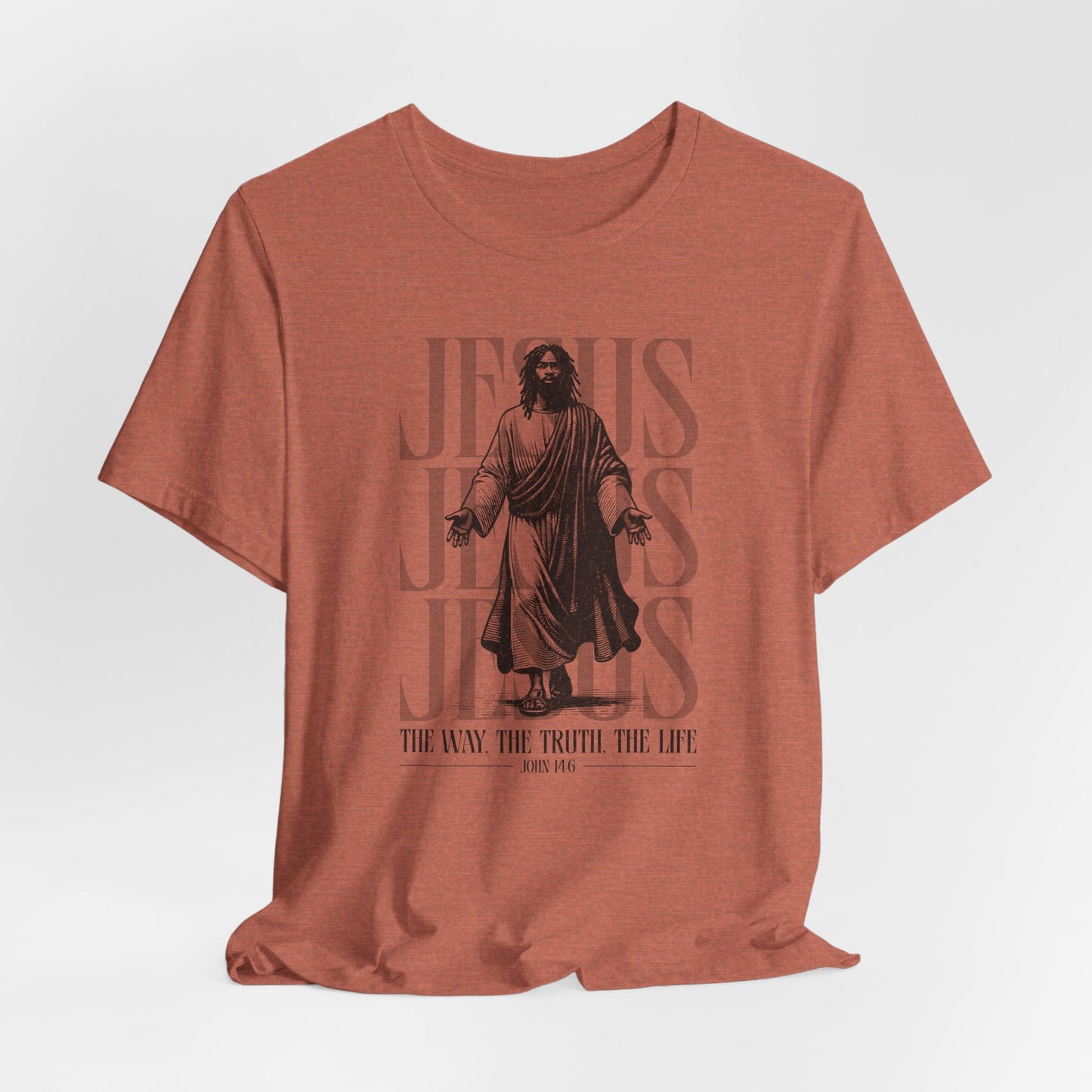 Christian T-Shirt Jesus The Way The Truth The Life