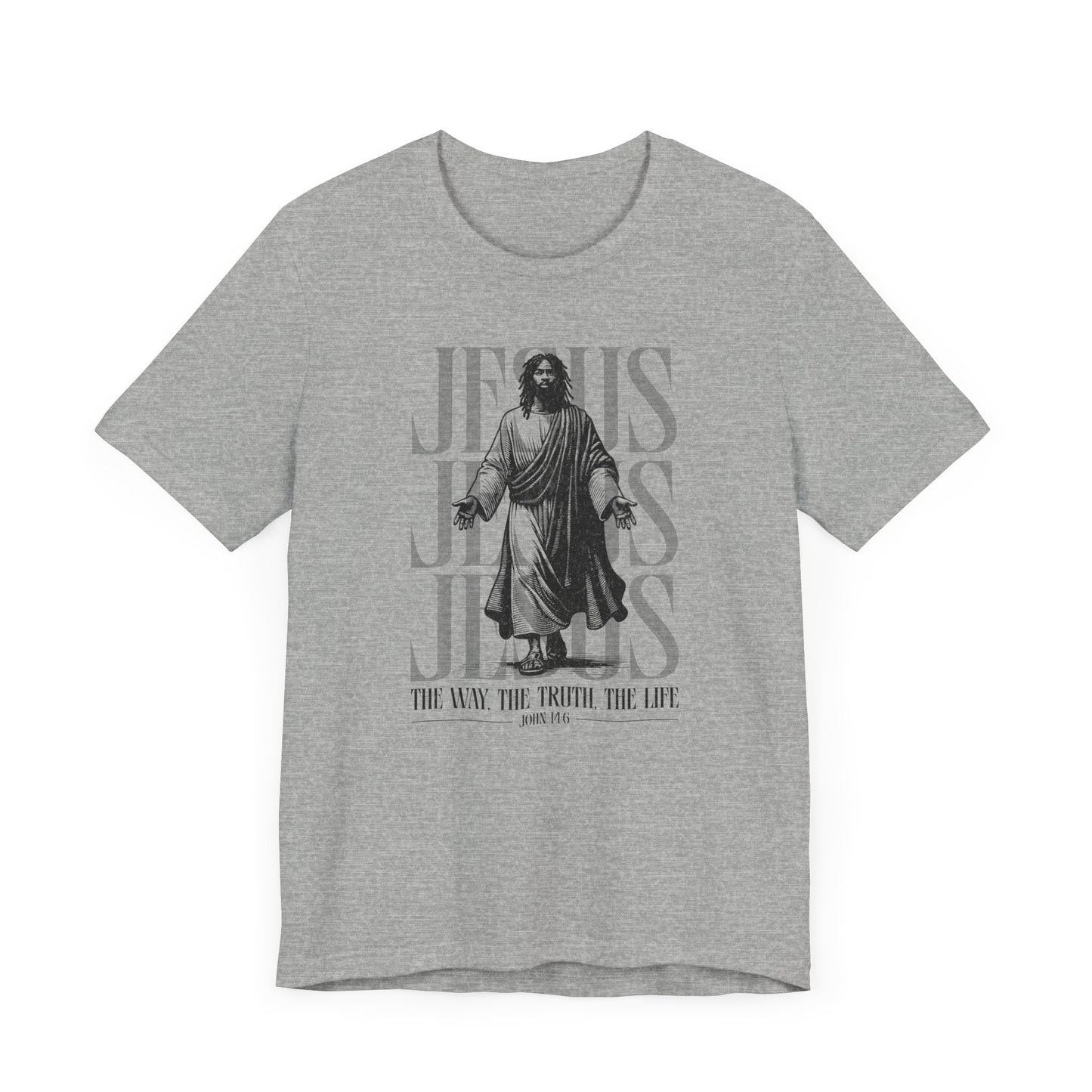 Christian T-Shirt Jesus The Way The Truth The Life