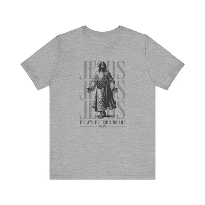 Christian T-Shirt Jesus The Way The Truth The Life