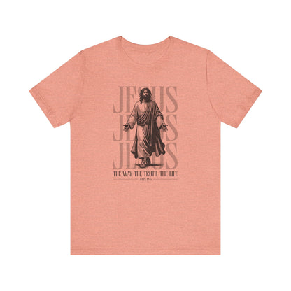 Christian T-Shirt Jesus The Way The Truth The Life