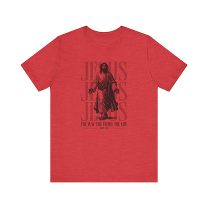 Christian T-Shirt Jesus The Way The Truth The Life