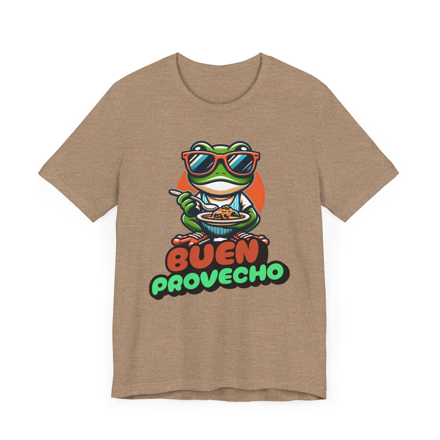 Buen Provecho Unisex Tee -Coqui Frog Design