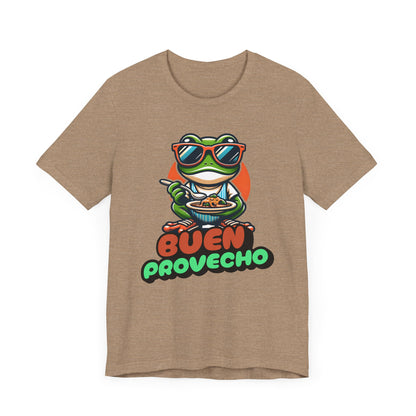 Buen Provecho Unisex Tee -Coqui Frog Design