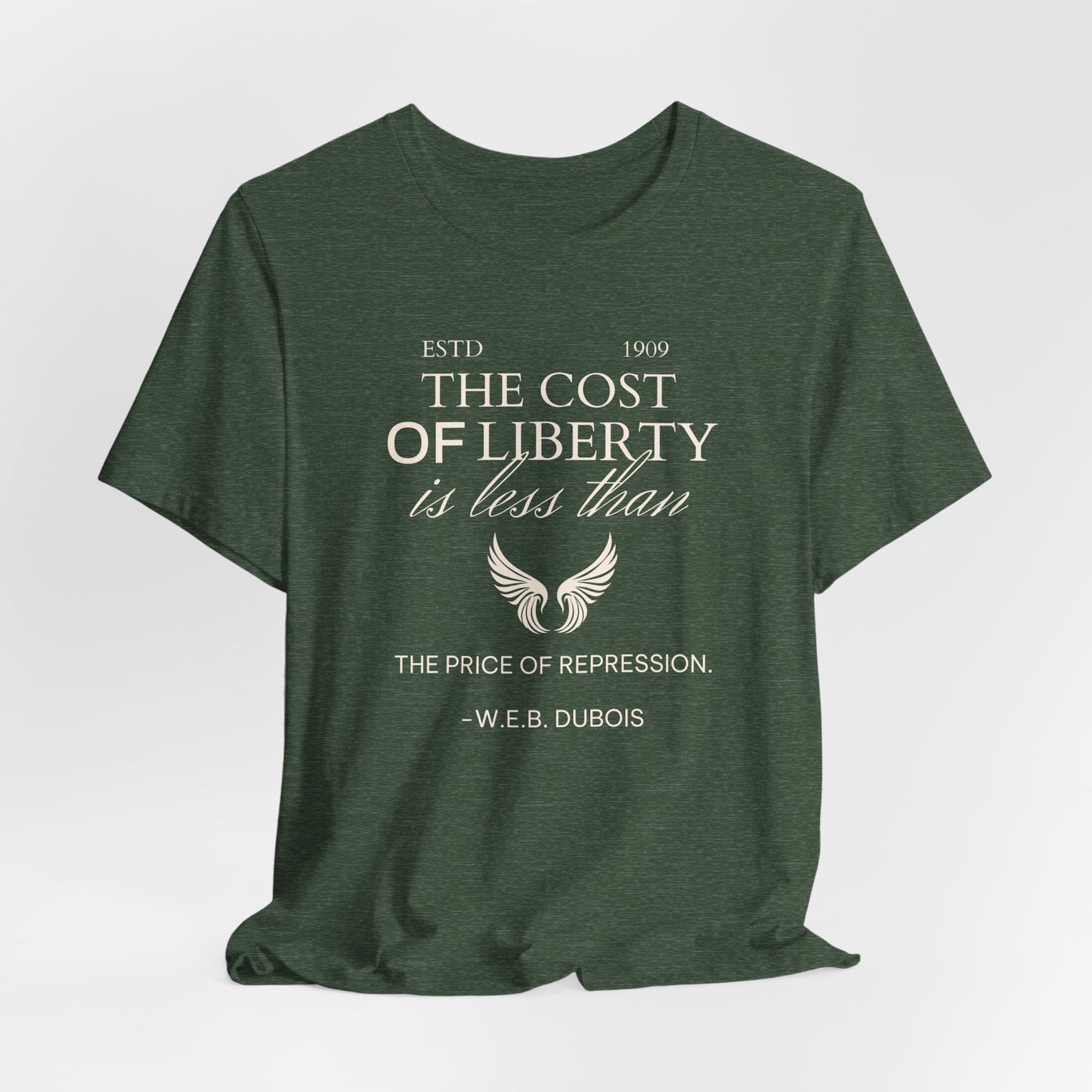 "The cost of Liberty is less than the price of repression" Unisex Jersey Short Sleeve Tee