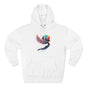 Flying When Free Three-Panel Fleece Hoodie