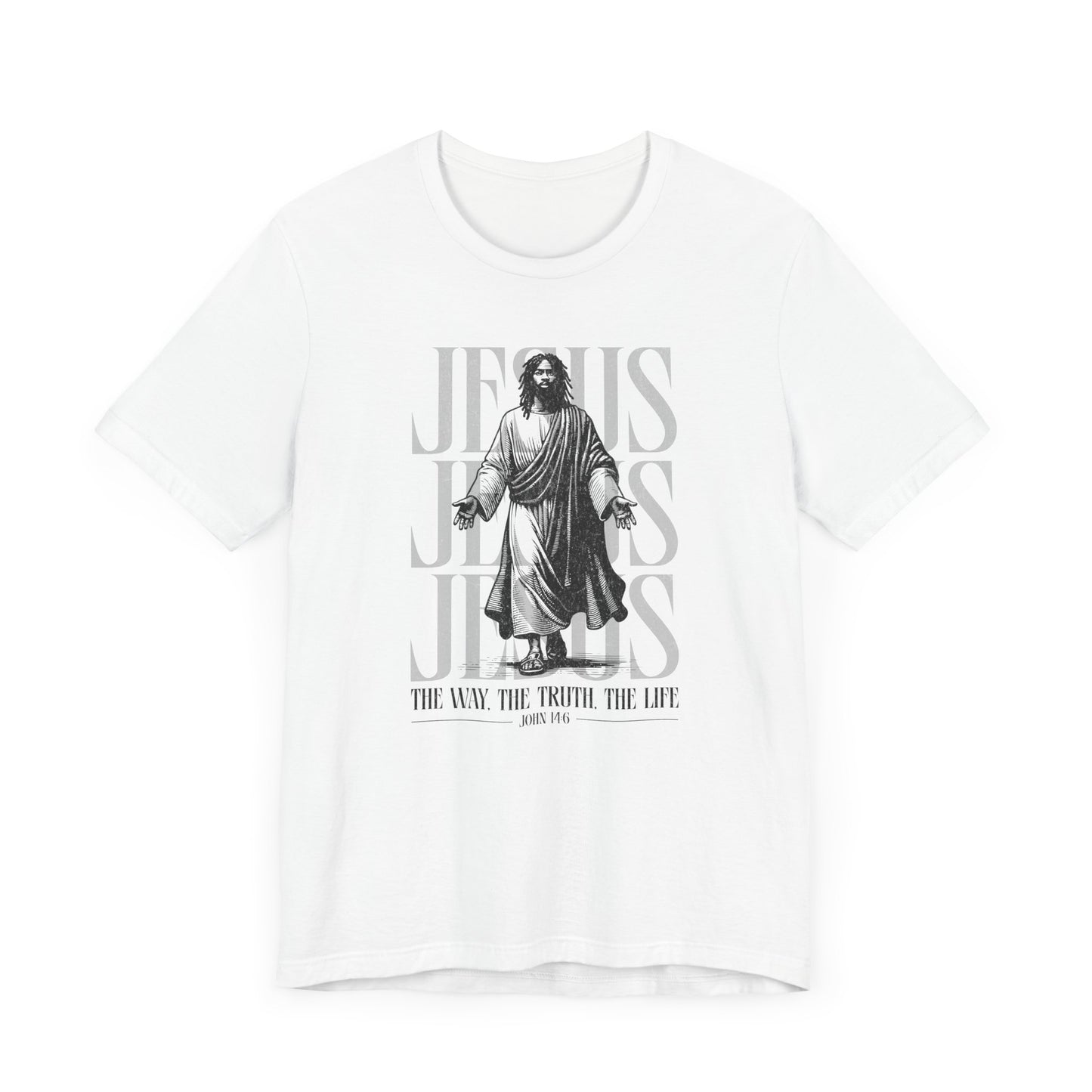 Christian T-Shirt Jesus The Way The Truth The Life