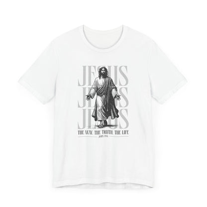 Christian T-Shirt Jesus The Way The Truth The Life