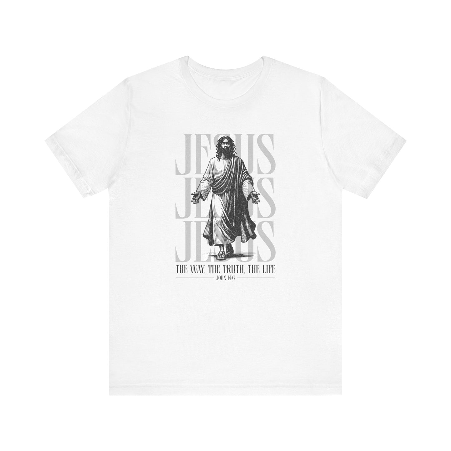 Christian T-Shirt Jesus The Way The Truth The Life