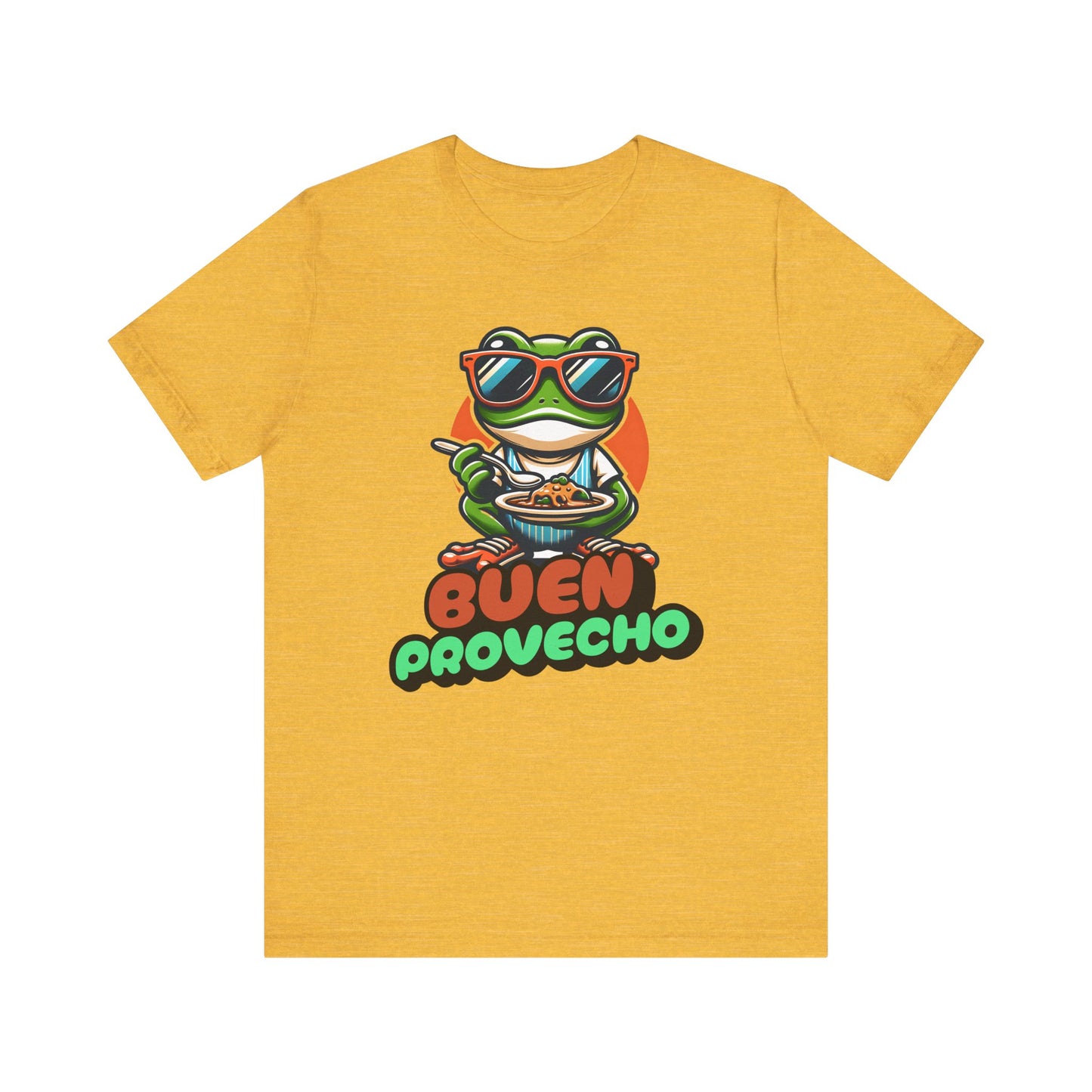 Buen Provecho Unisex Tee -Coqui Frog Design