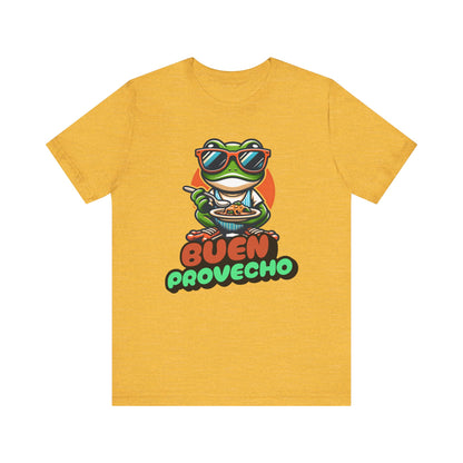 Buen Provecho Unisex Tee -Coqui Frog Design