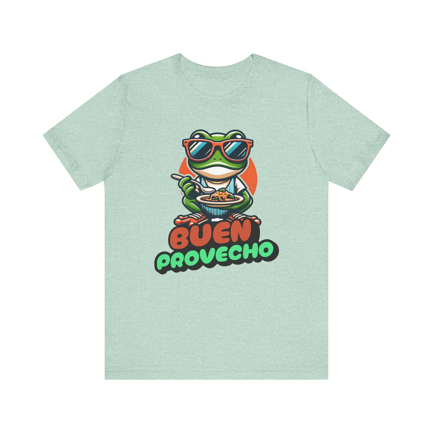 Buen Provecho Unisex Tee -Coqui Frog Design