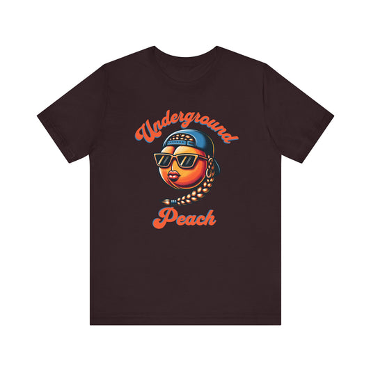 Underground Peach. Short Sleeve Tee