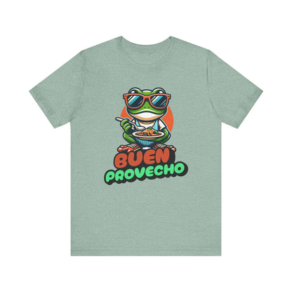 Buen Provecho Unisex Tee -Coqui Frog Design