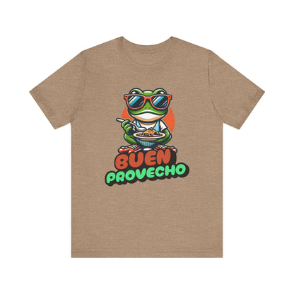 Buen Provecho Unisex Tee -Coqui Frog Design