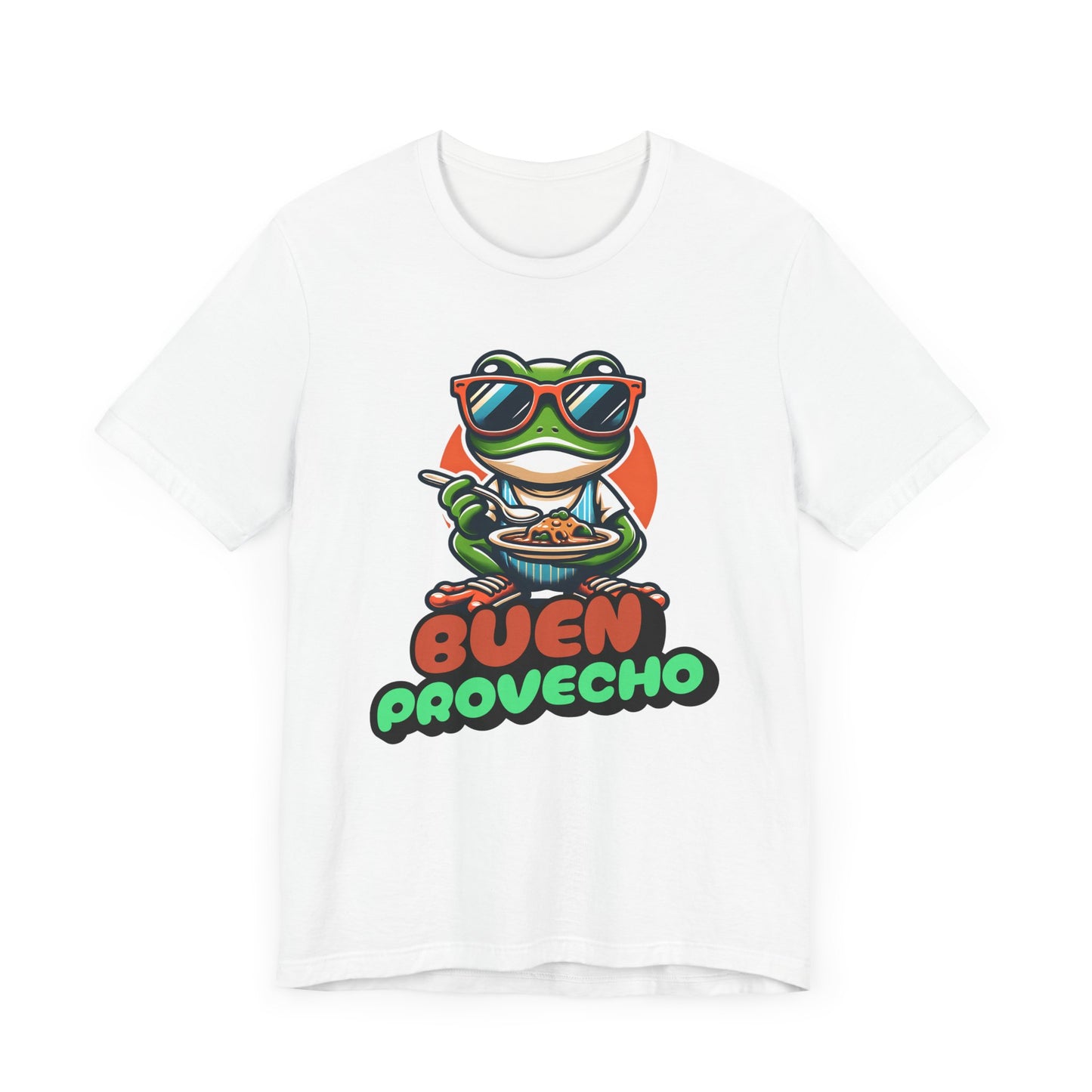 Buen Provecho Unisex Tee -Coqui Frog Design