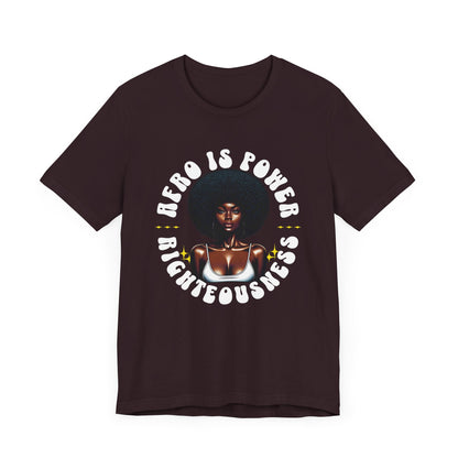 Afro is Power Short Sleeve Tee