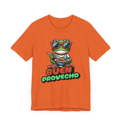 Buen Provecho Unisex Tee -Coqui Frog Design