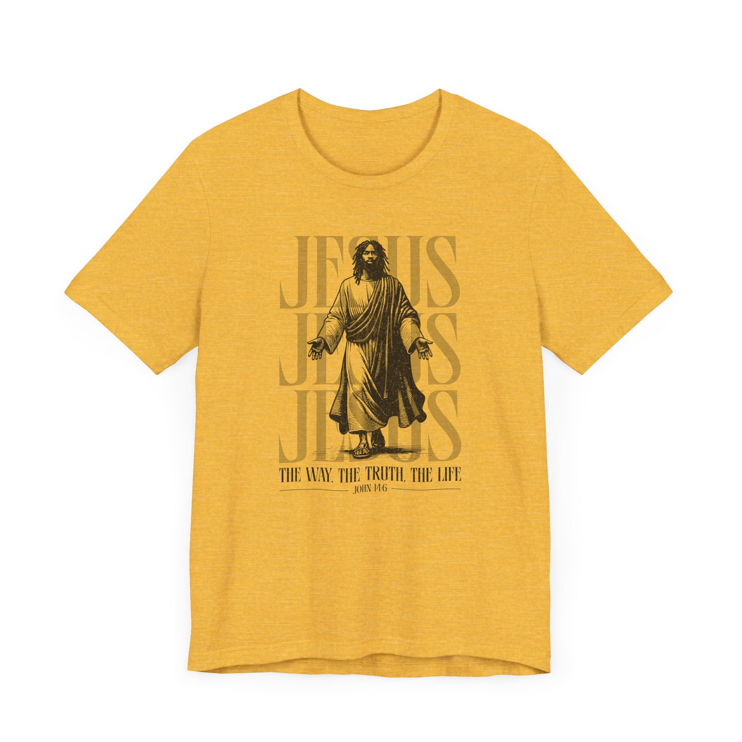 Christian T-Shirt Jesus The Way The Truth The Life