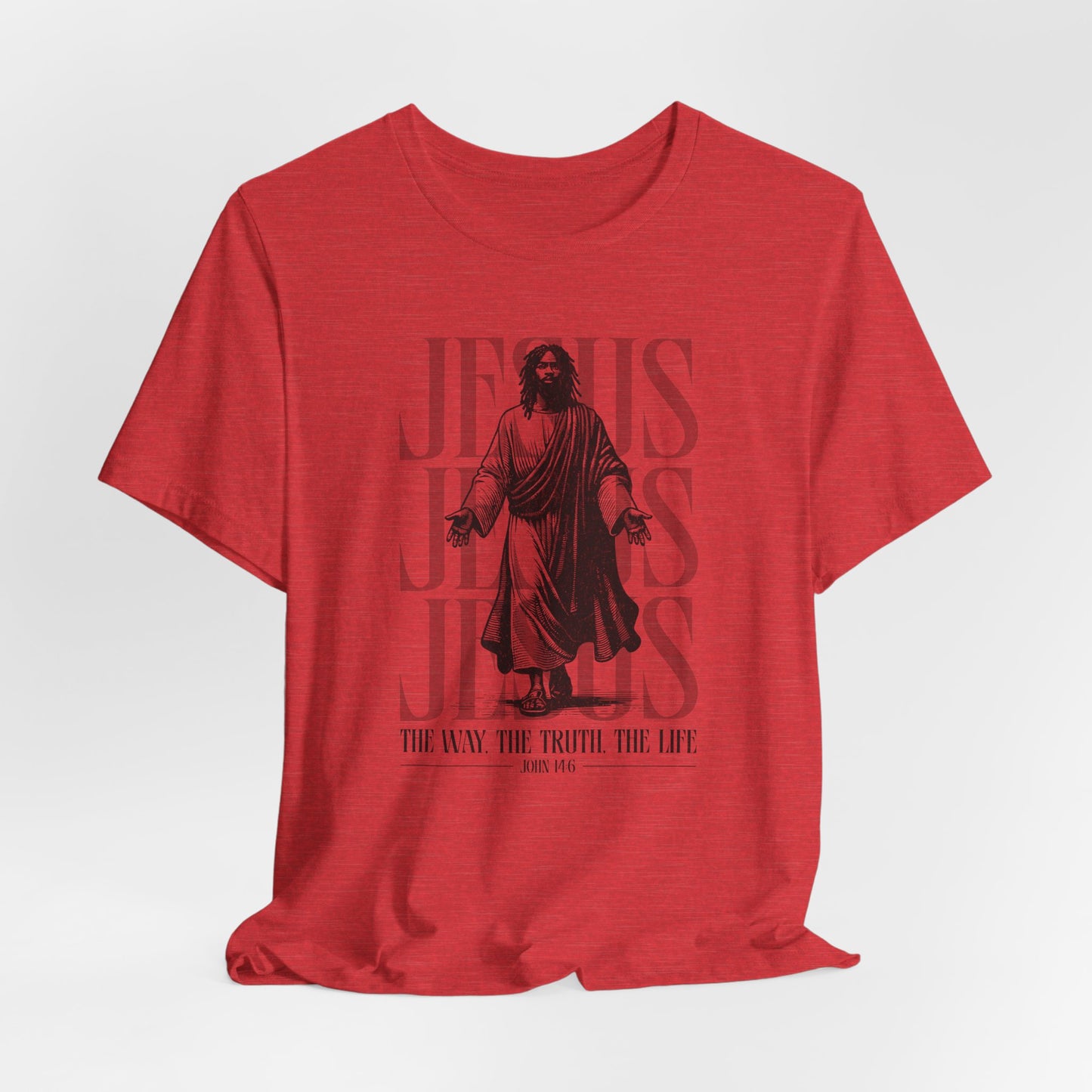 Christian T-Shirt Jesus The Way The Truth The Life