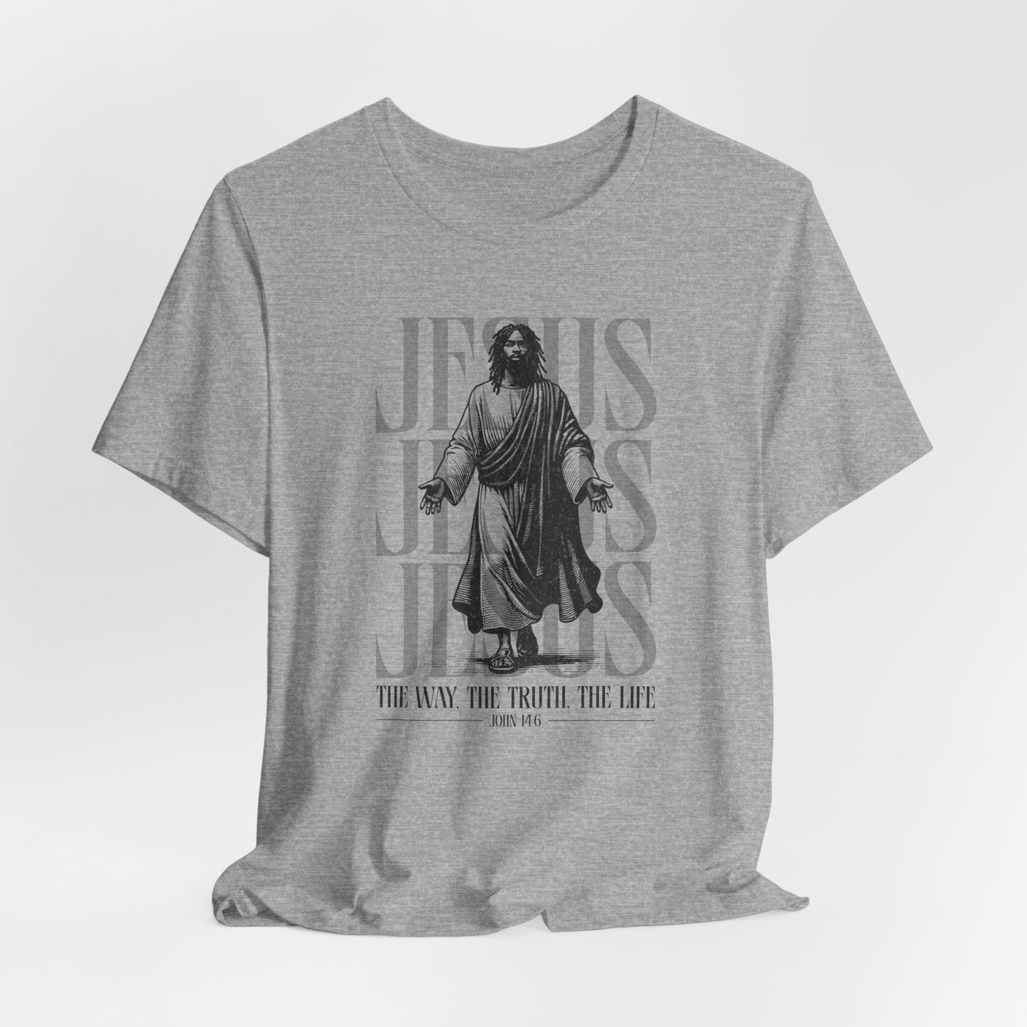 Christian T-Shirt Jesus The Way The Truth The Life