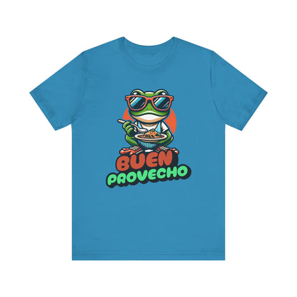 Buen Provecho Unisex Tee -Coqui Frog Design