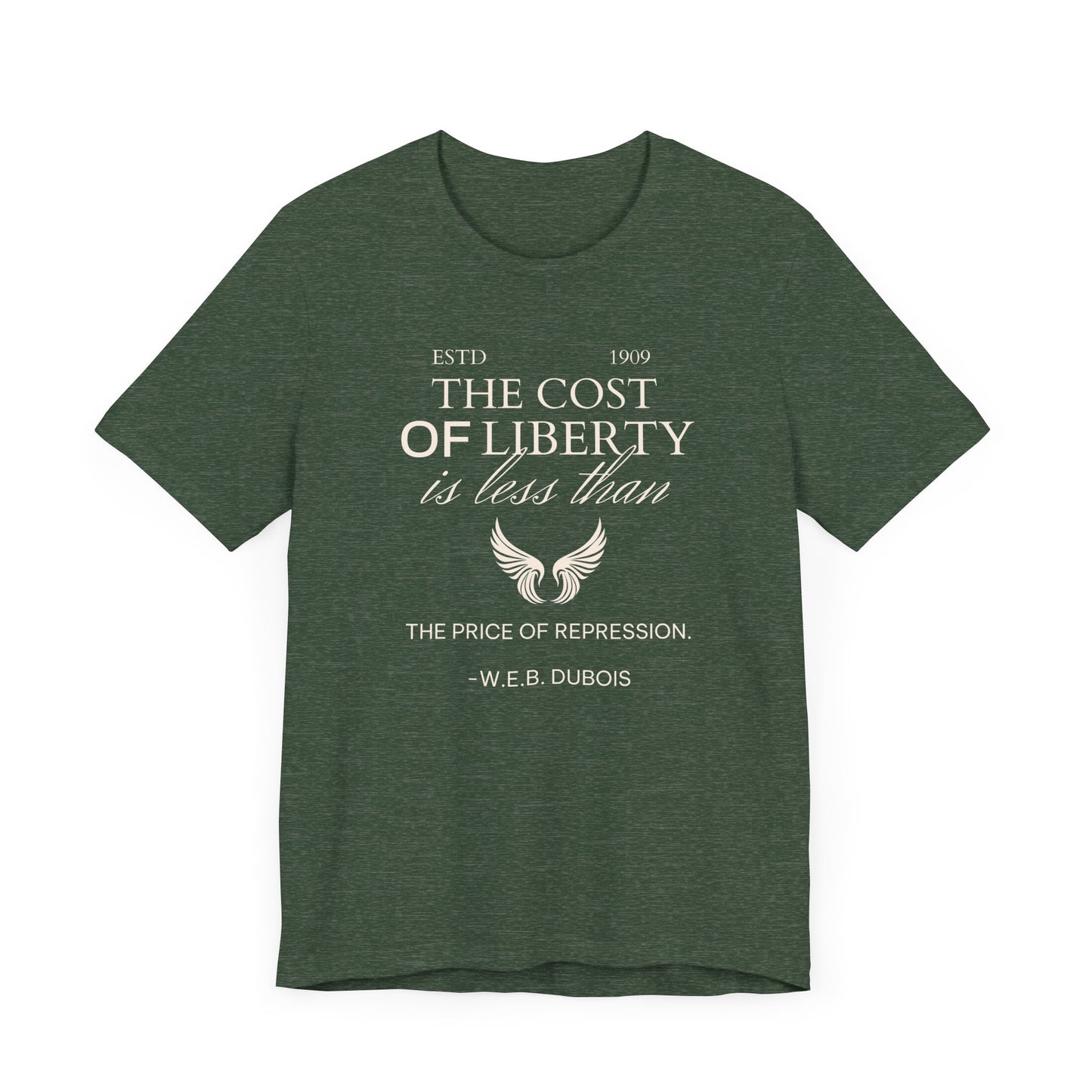 "The cost of Liberty is less than the price of repression" Unisex Jersey Short Sleeve Tee