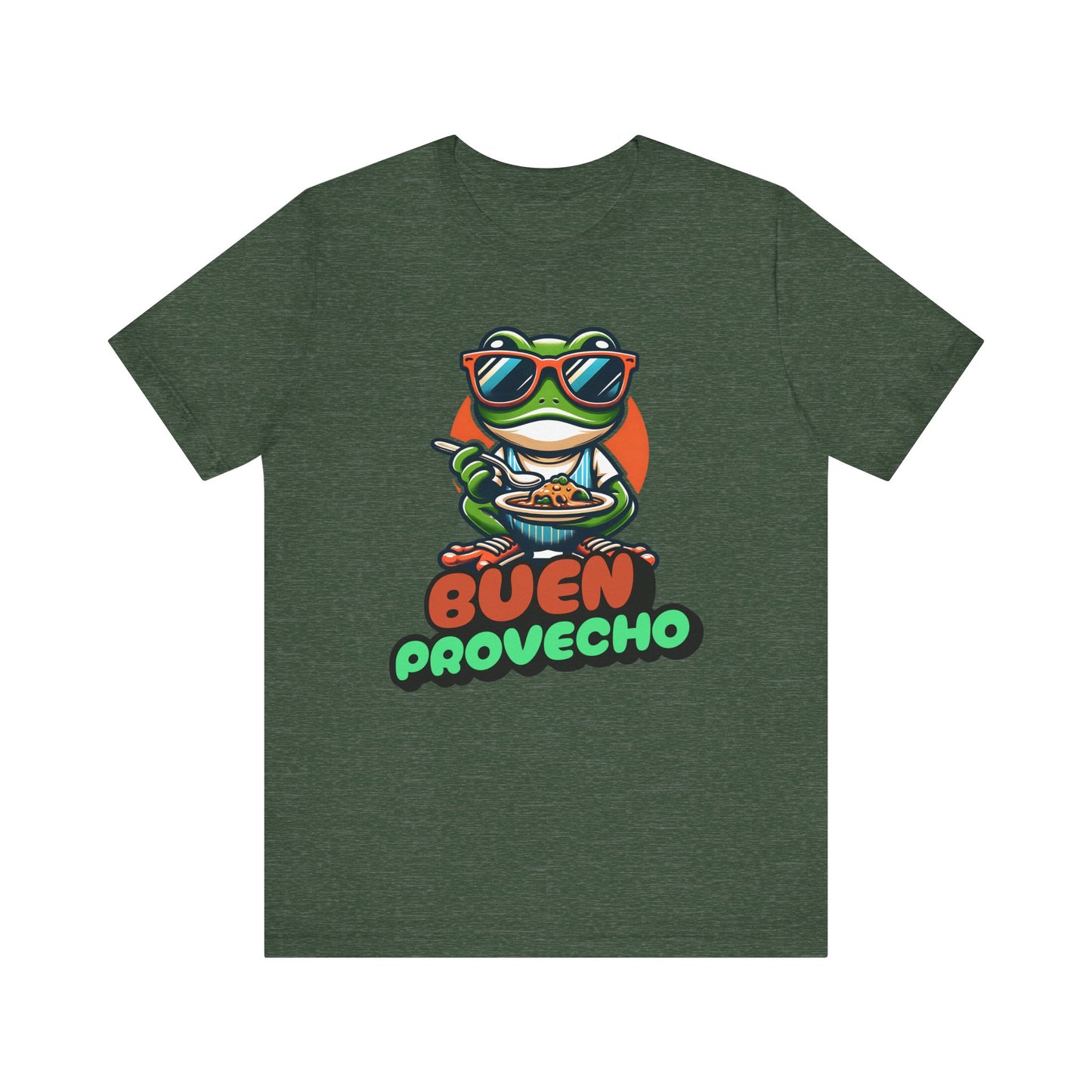 Buen Provecho Unisex Tee -Coqui Frog Design