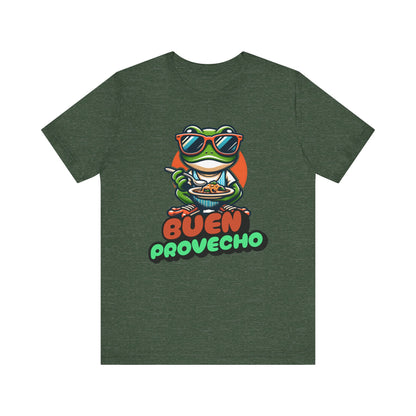 Buen Provecho Unisex Tee -Coqui Frog Design